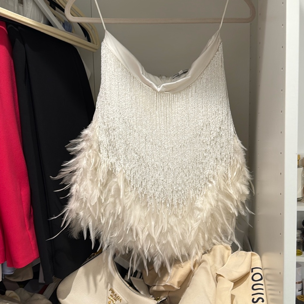 Nadine Merabi SARA white skirt, Medium